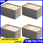 Bra Organizer Foldable Jeans Storage Box Fabric Household Storage (Grey XL)