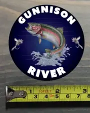 Gunnison River Sticker Colorado Fly Fishing Decal Trout Abel Ross Reels TFO