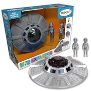 UFO Spaceship Space Toy, Kids Spaceship Playset with Two Aliens, Lights & Sou...