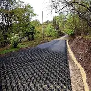 Ground Grid Fixable Pea Gravel Stabilizer for Driveway/Walkway/Embankment 2 Inch, Steep Creek Bank/Slope Soil Support Mesh(4x6 m/13x20 ft)