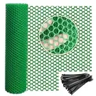 Plastic Wire Mesh Fence 16in x 20Ft Plastic Chicken Wire Mesh for Poultry, Do...