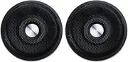 1 Pair Waterproof 4Ohm 15W Full Marine Boats Ceiling Wall Speaker Lawn J60A(Black) Easy to Use