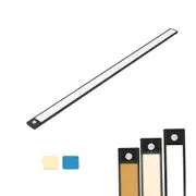 LED Motion Sensor Under Closet Light Rechargeable Magnetic Cabinet Dimmable Lamp