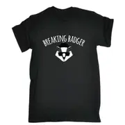 Breaking Badger - Mens Funny Novelty T-Shirt Tshirts BLACK T Shirt