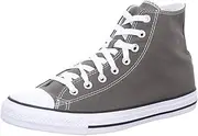 [Converse] Unisex Chuck Taylor All Star Ox 159485 Trainers, White, 39.5 EU, Charcoal-685, 8.5