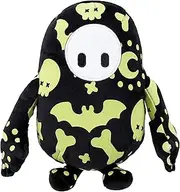 FALL GUYS Ultimate Knockout Small 8" Collectible Plush Toy - Glow in The Dark Spooky Doodles