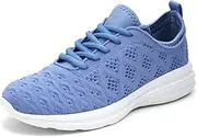 [Joomra] Women Lightweight Sneakers 3D Woven Stylish Athletic Shoes