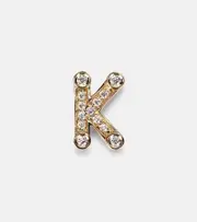 [Sophie Bille Brahe] Sophie Bille Brahe Petite 18kt gold single earring with diamonds E gold