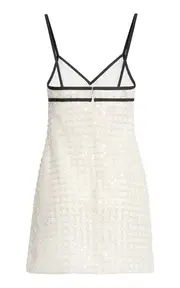 [Elie Saab] Sequined Mesh Short Dress