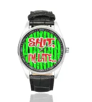 SpongeBob Cartoon Time Card LATE Watch
