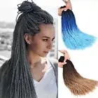 Twist Hair Synthetic Dreadlocks Ombre Braiding Hair Crochet Braids Hair