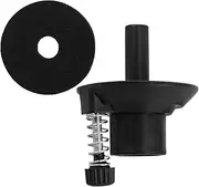 EXQUIMEUBLE 1 Set Drum Kit Accessories Cymbal Stand Holder with Felt Pads Durable Plastic Mount Bracket for Jazz Drums for Gigs and Practice Sessions