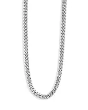 Lagos Men's Sterling Silver Anthem Curb Link Chain Necklace, 20 - Exclusive