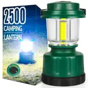 LED Camping Lantern, COB Battery Lantern 4D Batteries Powered 2500LM, Water R...