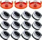 Line String Trimmer Spool For Black & Decker, 30ft 0.065" AF-100, 15-Pack