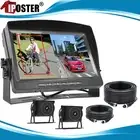 9" Splt 2 Screen DVR Monitor BSD System 2x 1080P Rear View Reversing Cameras Kit