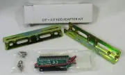 HDD SSD Mounting Adapter kit 2.5" to 3.5" Metal Rails w 40 pin Adapter Board