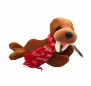 Cavanagh Coca-Cola Plush ..... Walrus with COLA-COLA bottle and Logo scarf