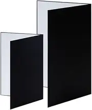FVDPWYE 2Pcs Light Reflectors Photography Cardboards Foldable Multifunctional Lightweight Light Diffuser Boards for Jewelry Studio, Black White Silver, A4 43