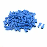 A● FDFD2-250 Blue Female Spade Crimp Insulated Terminal 100 Pcs for16-14AWG Wire