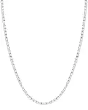 Forever Creations 14K 7.00 ct. tw. Lab Grown Diamond Tennis Necklace