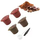 4pcs Refillable Reusable Coffee Filter Capsules Pods Best For Nespresso O8V3