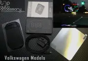 HUD Head Up Display 5.5" OBD II 2 Speed RPM Warning System for all Volkswagen (for: Volkswagen)
