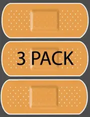 Car Band Aid Vinyl Waterproof sticker 3PK 200mm x 80mm