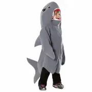 Shark Sealife Ocean Big Fish Animal Unisex Toddler Boys Girls Costume 3-4T