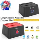 2x16TB Dual Bay HDD Docking Offline Clone USB 3.0 to SATA Support Win/Mac