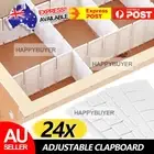 24X Adjustable Clapboard Drawer Cabinet Divider DIY Storage Organiser New