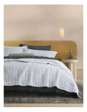 [Sheridan] Reilly Double Stripe Bed Cover in Monochrome
