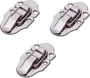 SEWACC 3Pcs Box Latches Durable Stainless Steel Packing Buckles for Luggage Locks Hook Locks for Travel Bags Crossbody Bags Toolboxes and Boxes