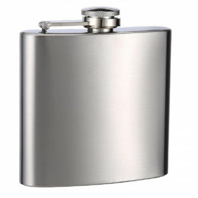 6 oz Stainless Steel Hip Flask