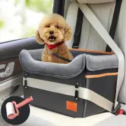 Dog Car Seat - Dog Bed for Small Dogs Waterproof Booster Seat Clip-On Harness...