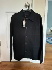 Nudie Jeans Men's Barney Worker Jacket - Black M - NEW