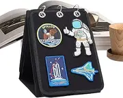 [Generic] Sticker Display Stand for Vendors - Patch Holder Sticker Display Double-Sided Patch Organizer,Display Board, Patch Book for Medals, Travel Souvenirs, Daily Life, Special Holidays, Home