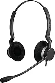 Jabra Corded Biz 2300 UC Duo USB-C Wired Headset with Noise Cancelling Microphone