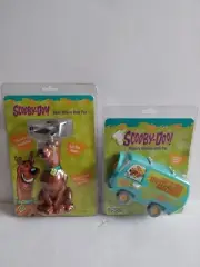 Scooby Doo Mystery Machine Van And Scooby Doo Desk Handheld Fan Rare