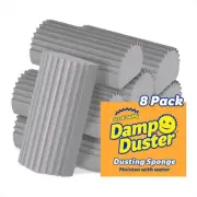 Damp Duster Dusting Sponges (8 Count) - Dust Remover for Household Cleaning -...