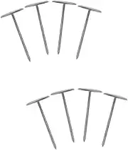 NOLITOY 2sets Stainless Steel Cake Decorating Nails Tool for Icing Flowers and Baking Easy to Use and Clean for Piping Roses and 4pcs*2