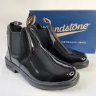 NEW Blundstone Girls 2255 Chelsea Boots Black Patent Kids Girls UK 2 3T