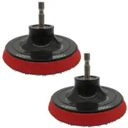 Convenient 2PCS Hook and Loop Buffing Pad for Marble and Automotive Polishing