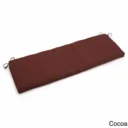 Blazing Needles Spun Poly 3 Seater Outdoor Bench Cushion (brown Polyester)