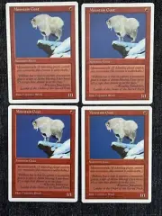 4x Mountain Goat Mint-NM MTG Fifth Edition 5th Magic The Gathering