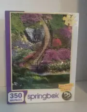 Springbok's 350 Piece Jigsaw Puzzle Garden Stairway NEW SEALED