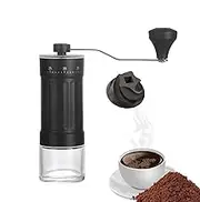 Manual Burr Coffee Grinder - 40 Adjustable Settings Hand Burr Grinder,Portable Manual Coffee Grinder, Hand Grinder Coffee Machine for Travel, Camping, Studio, Cafe, Home