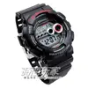 G-SHOCK CASIO卡西歐GD-100-1A高亮度LED技術 抗震耐衝擊構造 防震 男錶/電子錶/黑色 GD-100-1ADR