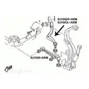 Auto Solutions Control Arm - Front Lower - BJ1062R-ARM