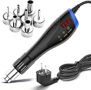 Handheld 600W High Power Portable Welding Tool Set Digital Display With 7 Nozzles For Soldering SMD SMT Welding Rep Tool
